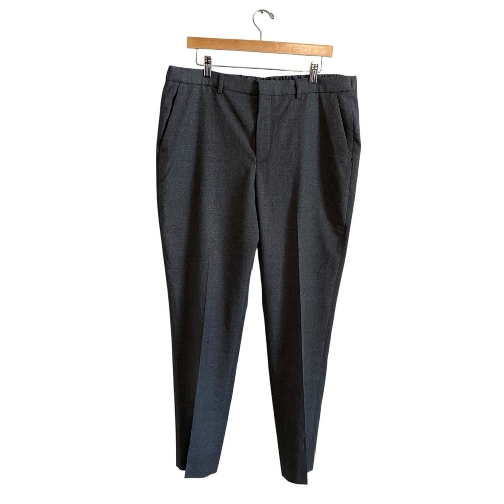 Express Men's Gray Wool Blend Mid Rise Extra Slim Pants Size 36x32